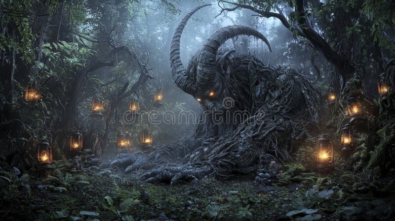 Fantasy Concept Art - Mystical forest guardian